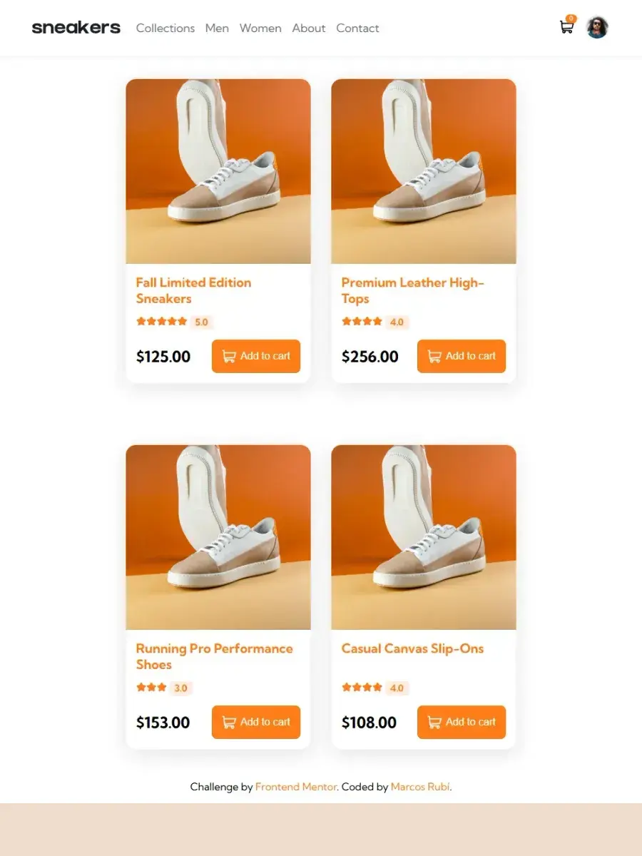 E-commerce Product Page